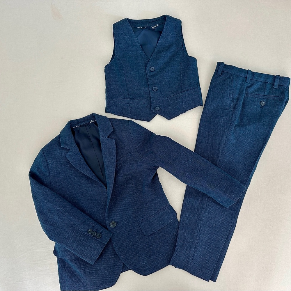 H&M 3pc. Navy Blue Suit